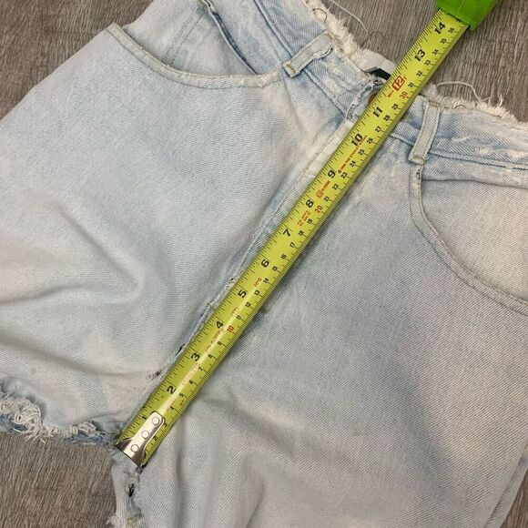 Vintage Transaction Light Wash High Rise Jeans 24-25” Zipper Straight - Picture 6 of 11